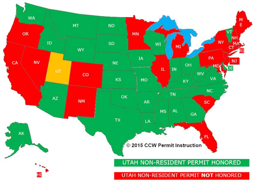 Utah Non Resident Ccw Permit Ccw Permit Instruction